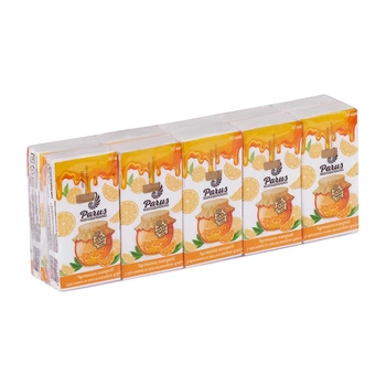 Салфетки косметические Parus Абрикос 2 слоя 10 шт. х 10 пачек (4820044170189)