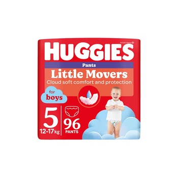 Подгузники Huggies Little Movers/Pants 5 (12-17 кг) для мальчиков 96 шт (5029054568163)