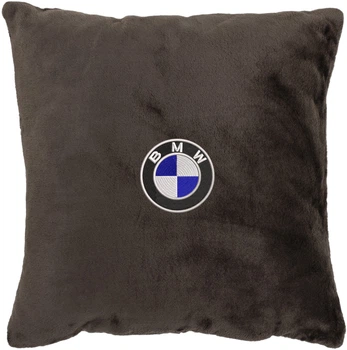 Подушка декоративная Evatech BMW Коричневая с вышивкой 35х35 см (MPCSSZV005)