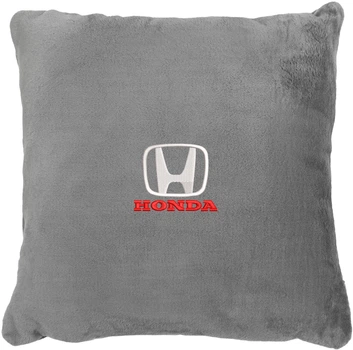 Подушка декоративная Evatech Honda Серая с вышивкой 35х35 см (MPCSSGV060)