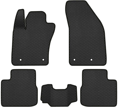 EVA коврики EVAtech в салон авто для Fiat Tipo (356) 2015+ 2 поколение Htb EU 5 шт Black (FT43353CV5RBB)