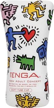 Мастурбатор Tenga Keith Haring Soft Case Cup Сжатый (4570030973378)