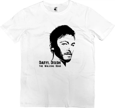 Футболка Преміум Чоловіча Walking Dead Daryl Dixon 1 Розмір 2Xl Білий