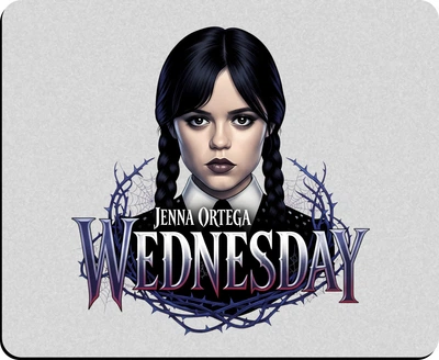 Килимок для мишки Jenna Ortega в образі Венздей Розмір: 295x360