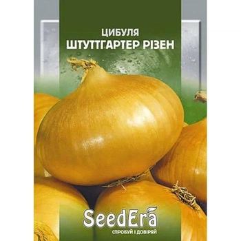 Насіння Цибуля 2г Штуттгартер Різен ріпчастий ранньостиглий SeedEra