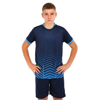 Форма футбольна дитяча футболка та шорти SP-Sport FB04 розмір 2XS (22) зріст 120-125см Deep Blue-Blue