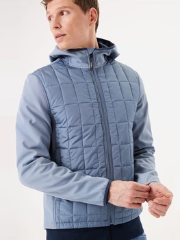 Куртка демисезонная с капюшоном мужская Garcia Jeans GJ310201-4238 L Голубая (8713215635227)
