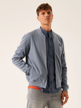 Бомбер чоловічий Garcia Jeans B31261-4815 XL Сірий з синім (8713215592759)