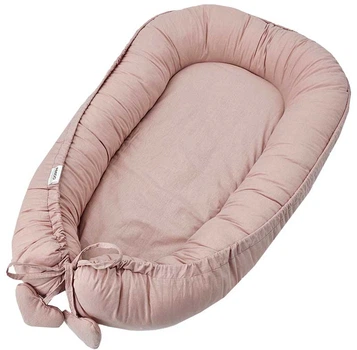 Кокон-гніздечко Feedo Pastel рожевий 90х60 см (8596202012412)