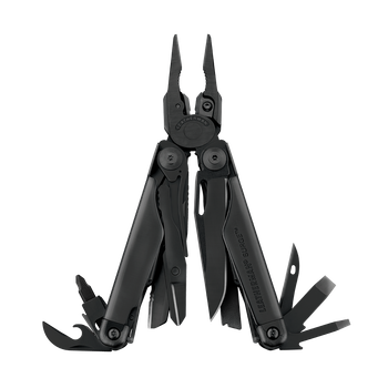 Мультинструмент LEATHERMAN Surge BLACK, синтетичний чохол, картонна коробка