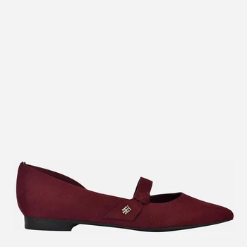 Женские балетки Tommy Hilfiger 731361766 40 Бордовые (1159848103)