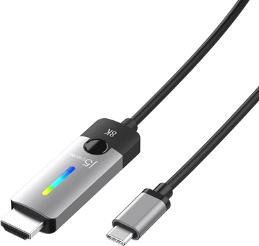 Кабель j5create USB-C на HDMI, 8K (JCC157-N)
