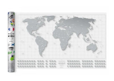 Скретч карта мира Travel Map AIR Flags (англ.) (13085)