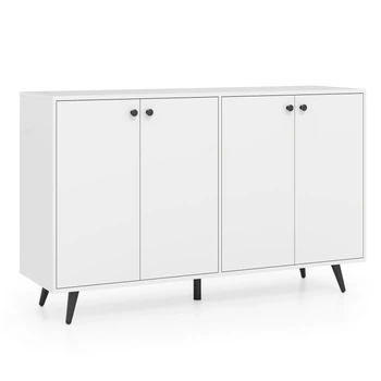 Комод в вітальню 127,5 × 80 × 35 см білий
