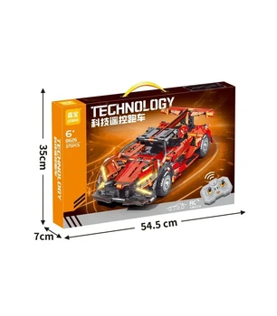 Конструктор радиоуправляемый Leibao 8626 Red Lamborghini Technology Красный 375 деталей (BK-6566)