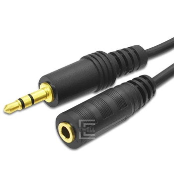 Кабель-удлинитель Ewell Audio 3.5 мм, 3pin M/F 1.5 м, черный (EW807)