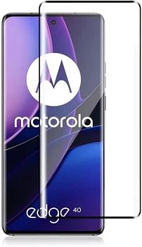 Захисне скло на Motorola Edge 40 на весь екран 9D Shieldy