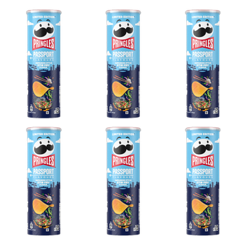 Набор Чипсы 6шт Pringles Passport Flavours Japanese Style Stir Fry 165g