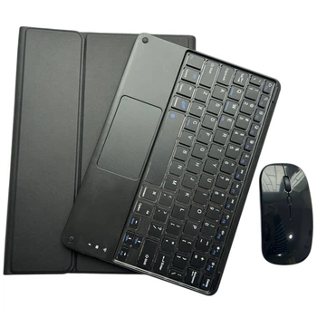 Чохол із Bluetooth - клавіатурою Magnet Flip Cover для Xiaomi Redmi Pad 2 з тачпадом і мишкою black