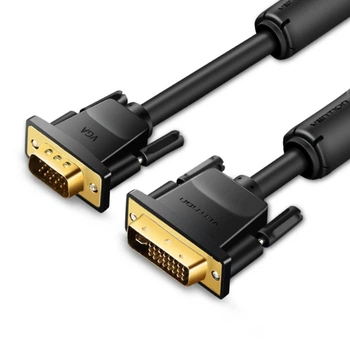 Видео Кабель Vention DVI (24+5) to VGA 3M, Black