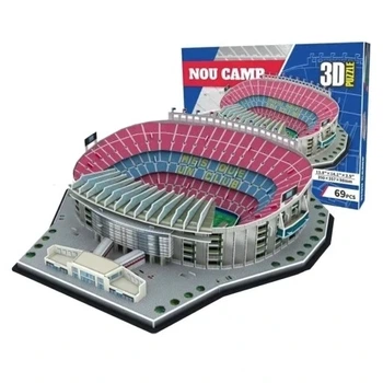3D пазл PUZZLE 3D BARCELONA STADION стадіон Барселона Камп Ноу Ла ліга з 69 елементів