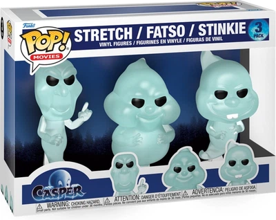 Zestaw figurek Funko Pop Movies Casper Stretch Fatso Stinkie 3 x 11.4 cm 86337 (889698863377)