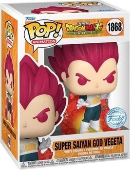 Фігурка Funko Pop Animation Dragon Ball Super Saiyan God Vegeta 10 см 73695 (889698736954)