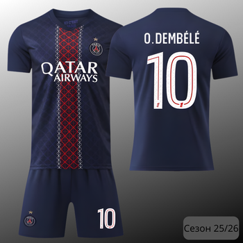 Дитяча футбольна форма PSG 2025/26 - Ousmane Dembélé №10 (домашня) розмір 26 (зріст 140-145 см)