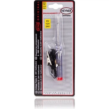Отвёртка индикаторная пробник напряжения 6-12-24V HEYNER 566100
