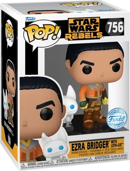 Фігурка Funko Pop Buddy Disney Star Wars Rebels Ezra Bridger з Loth Cat 11.5 см 84429 (889698844291)