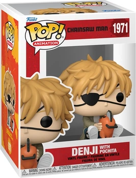 Фігурка Funko Pop Animation Chainsaw Man Denji with Pochita 8.6 см 86484 (889698864848)