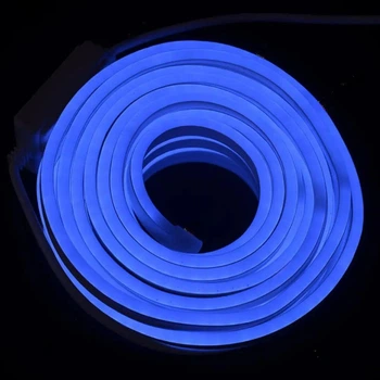 Гнучка неонова стрічка 8 м, двостороння, 120 LED/м, IP65 Синій (SZ-1740-02)