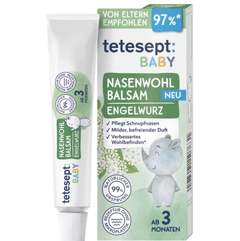 Бальзам для носа от простуды для детей от 3 месяцев tetesept Baby Nasenwohl Balsam 10 мл
