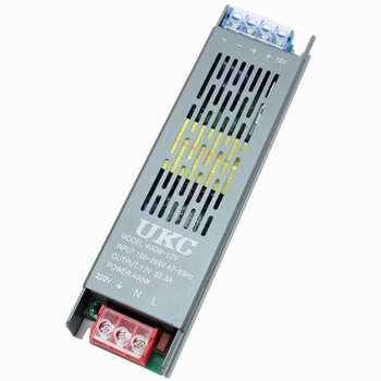 Импульсный блок питания 12V 35A полугерметичный металлический для светодиодной ленты 420x150x50 мм