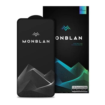 Защитное стекло Monblan для iPhone 16 Pro/17 (Black)
