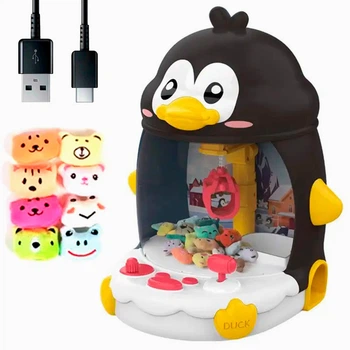 Интерактивная игрушка Пингвин 33х29х26 см с мини-призами от USB и батареек для детей от 3 лет