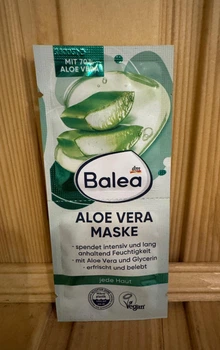 Маска для обличчя з алое вера Balea Gesichtsmaske Aloe Vera 2x8 ml 16 мл
