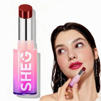 Глянцевая увлажняющая помада Sheglam Mirror Kiss Rule Breaker оттенок 1 компактная стойкая блестящая