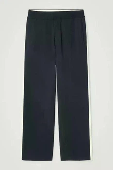 Штани чоловічі COS contrast-stripe knitted joggers 1215841002 M Синій