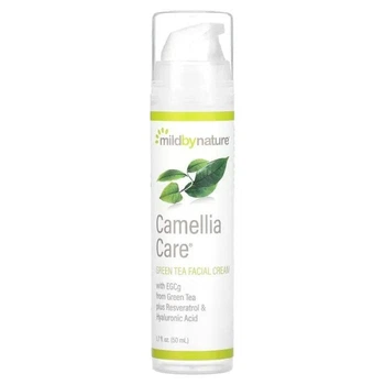 Крем для обличчя з екстрактом зеленого чаю Mild By Nature Green Tea Facial Cream, 50 мл