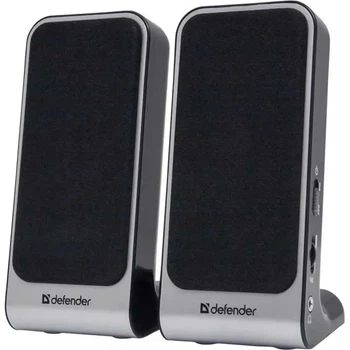 Колонки DEFENDER 2.0 SPK-225 USB 4W чорний/срібло