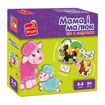Розвиваюча гра з липучками Vladi Toys «Мама і малюк» VT2100-14