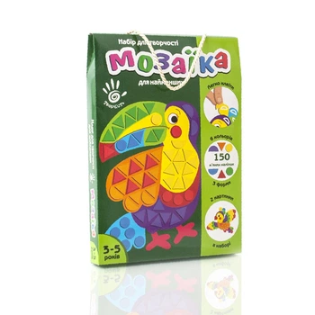 Набір для творчості дітей Vladi Toys "М'яка фігурна мозаїка. Тукан " VT4511-02