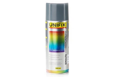 Эмаль акриловая универсальная RAL 7046 Серый гл. 400мл UNIFIX