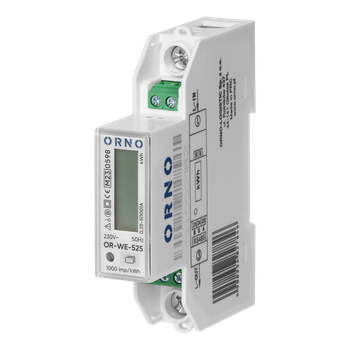 Счетчик электроэнергии 1F 100A OR-WE-525 на DIN-рейке TH-35