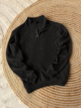 Свитер Angora Deluxe мужской зимний S черный (C0043)