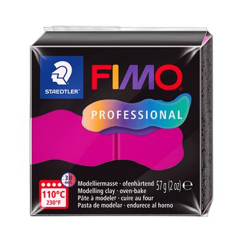 Полимерная глина Fimo Professional, 57 г., Маджента, (8040-210)