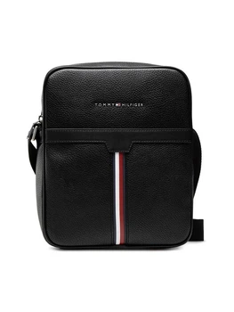 Мужская сумка через плечо Tommy Hilfiger Downtown Reporter в чёрном цвете.