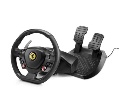 Комплект руль педалі Thrustmaster T80 Ferrari 488 GTB Edition PC/PS4/PS5 Black (4160672)
