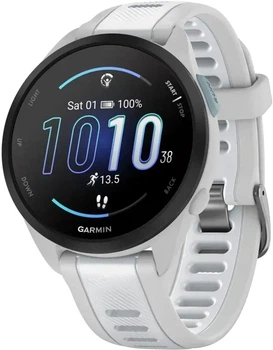 Смарт-годинник Garmin Forerunner 165 Music Mist Grey/Whitestone (010-02863-31)